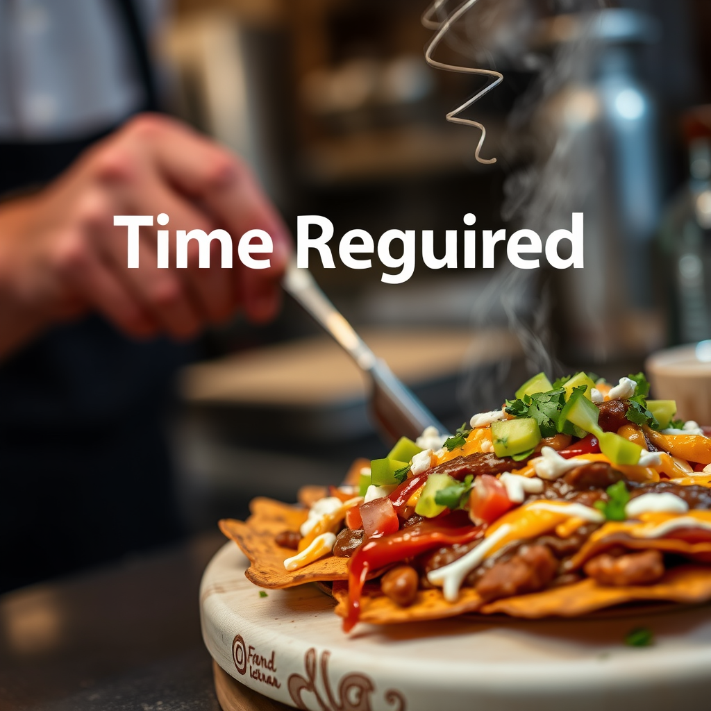 Time Required - dessert nachos recipe