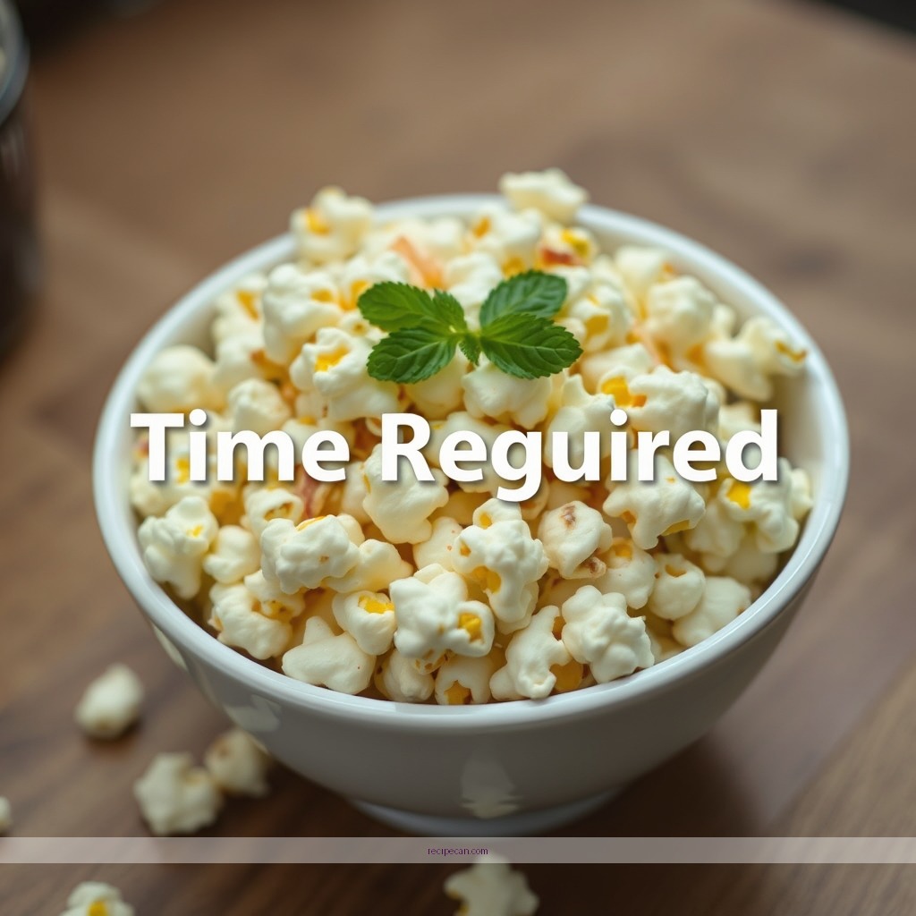 Time Required - popcorn salad recipe