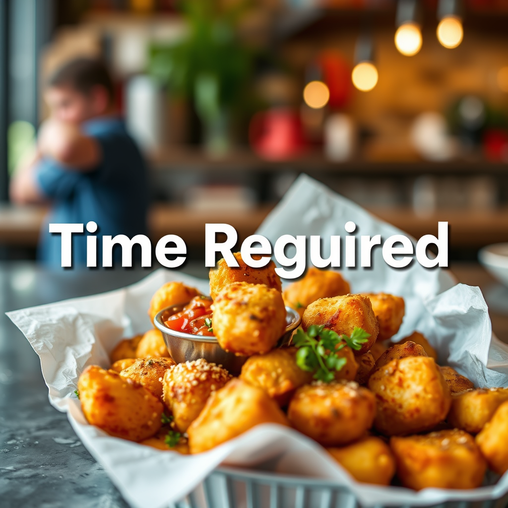 Time Required - nacho tots recipe