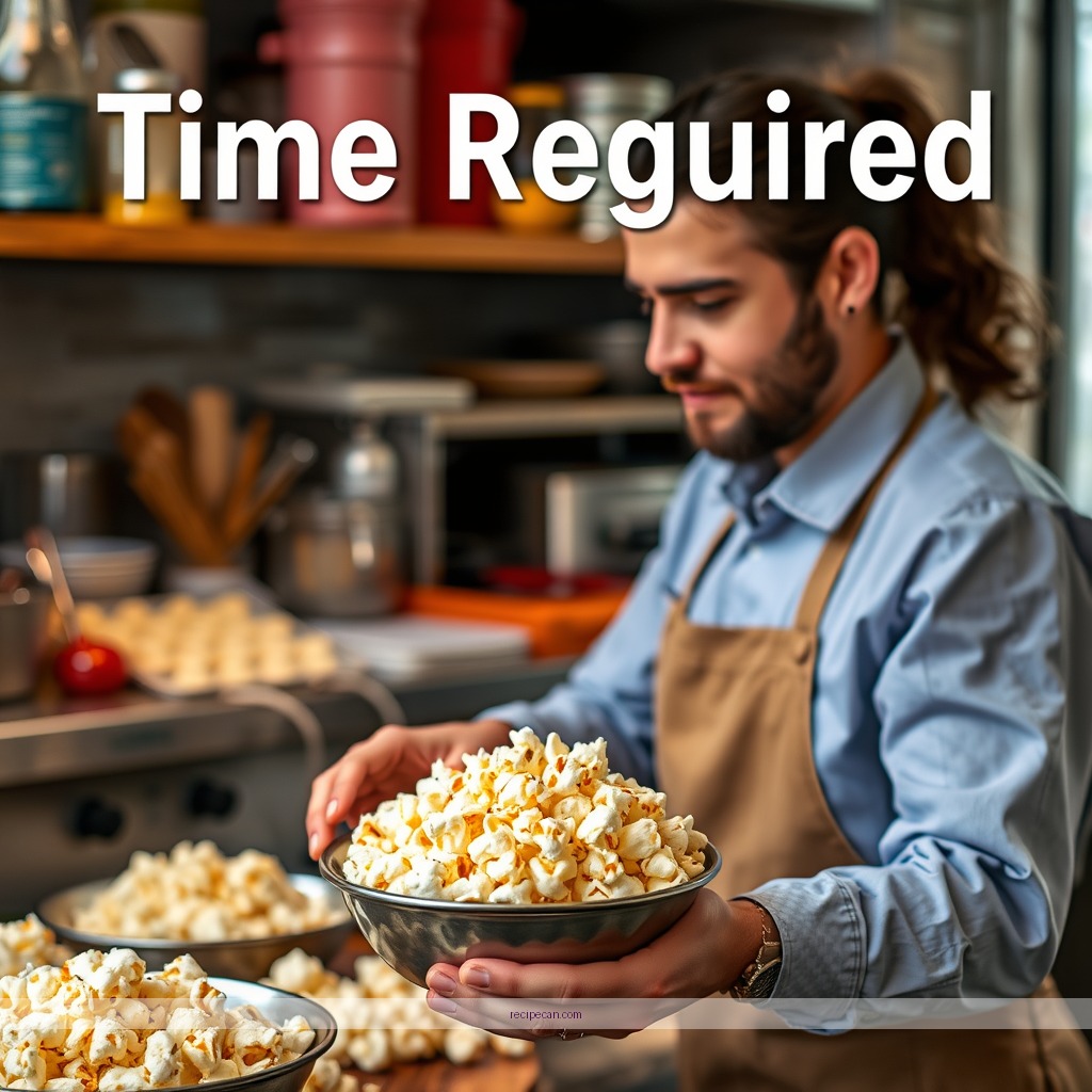 Time Required - recipes for flavored popcorn
