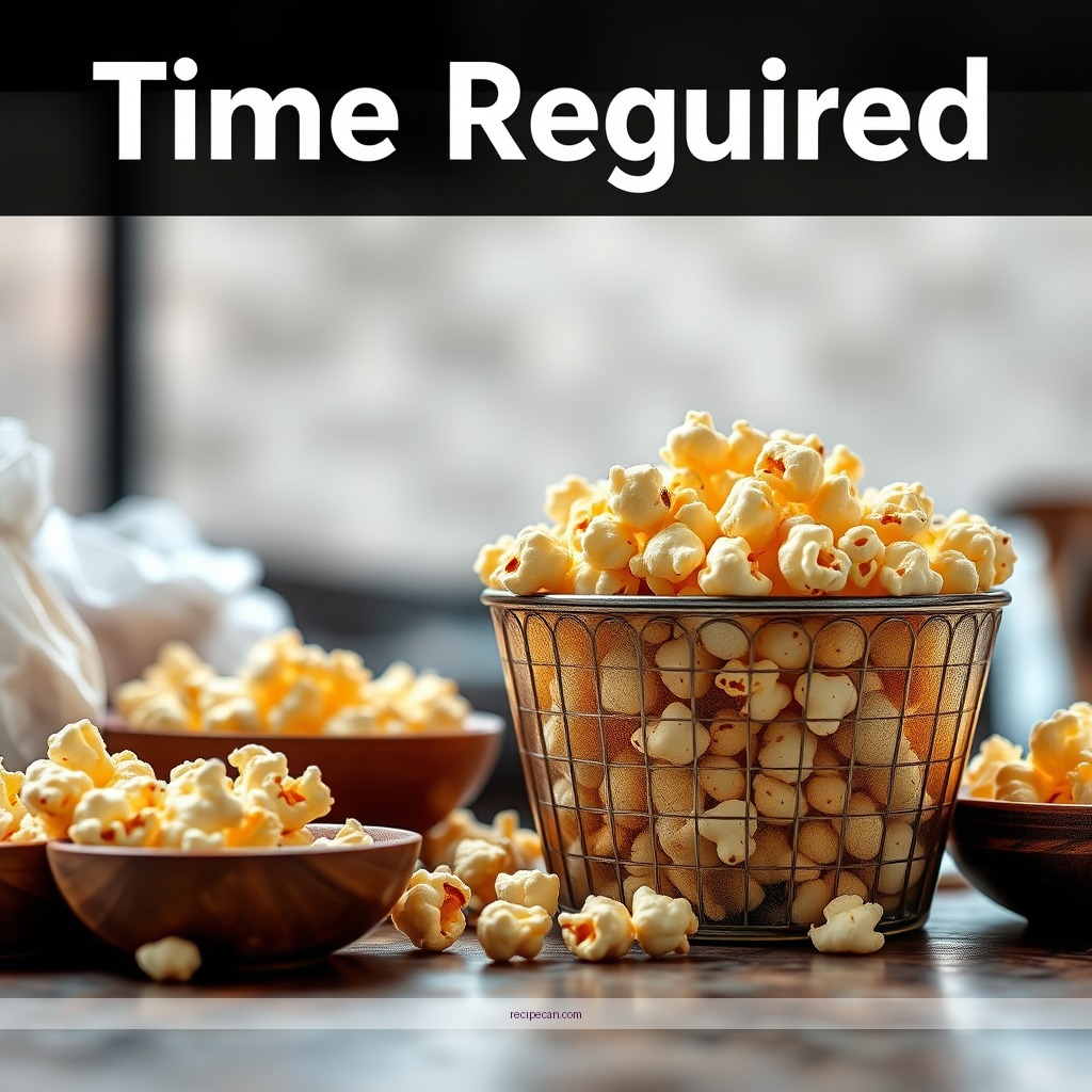 Time Required - soft caramel popcorn recipe
