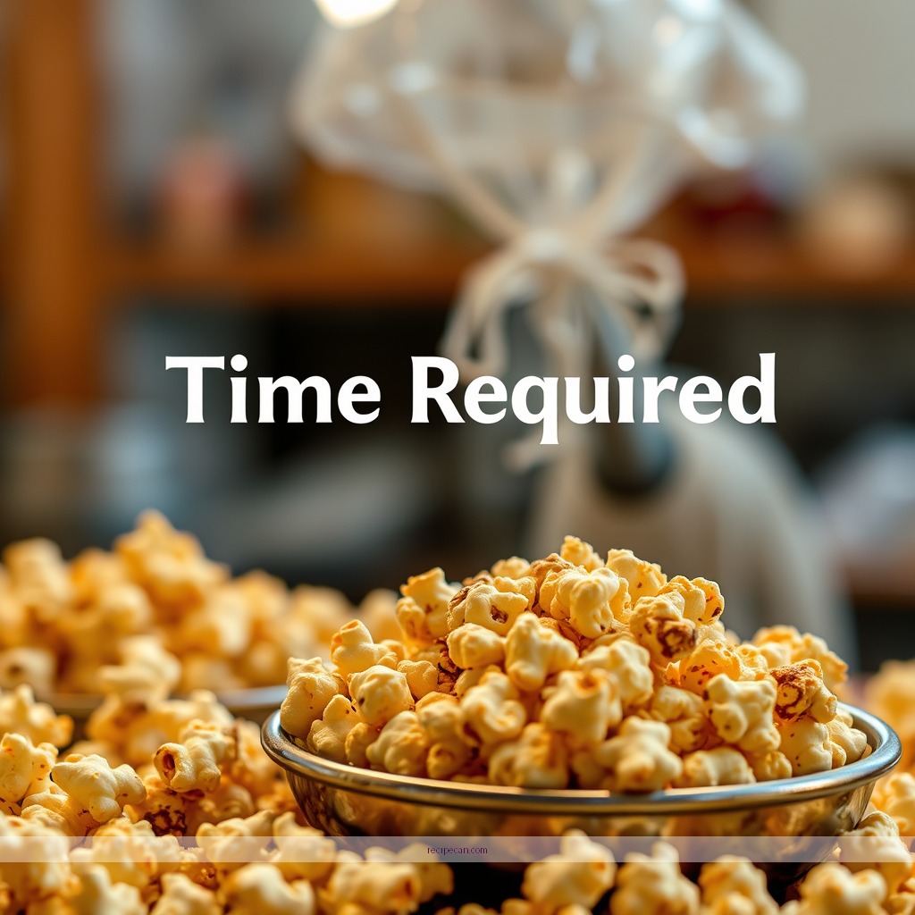 Time Required - toffee popcorn recipe