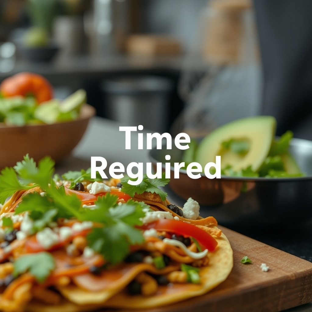 Time Required - vegan nacho recipe