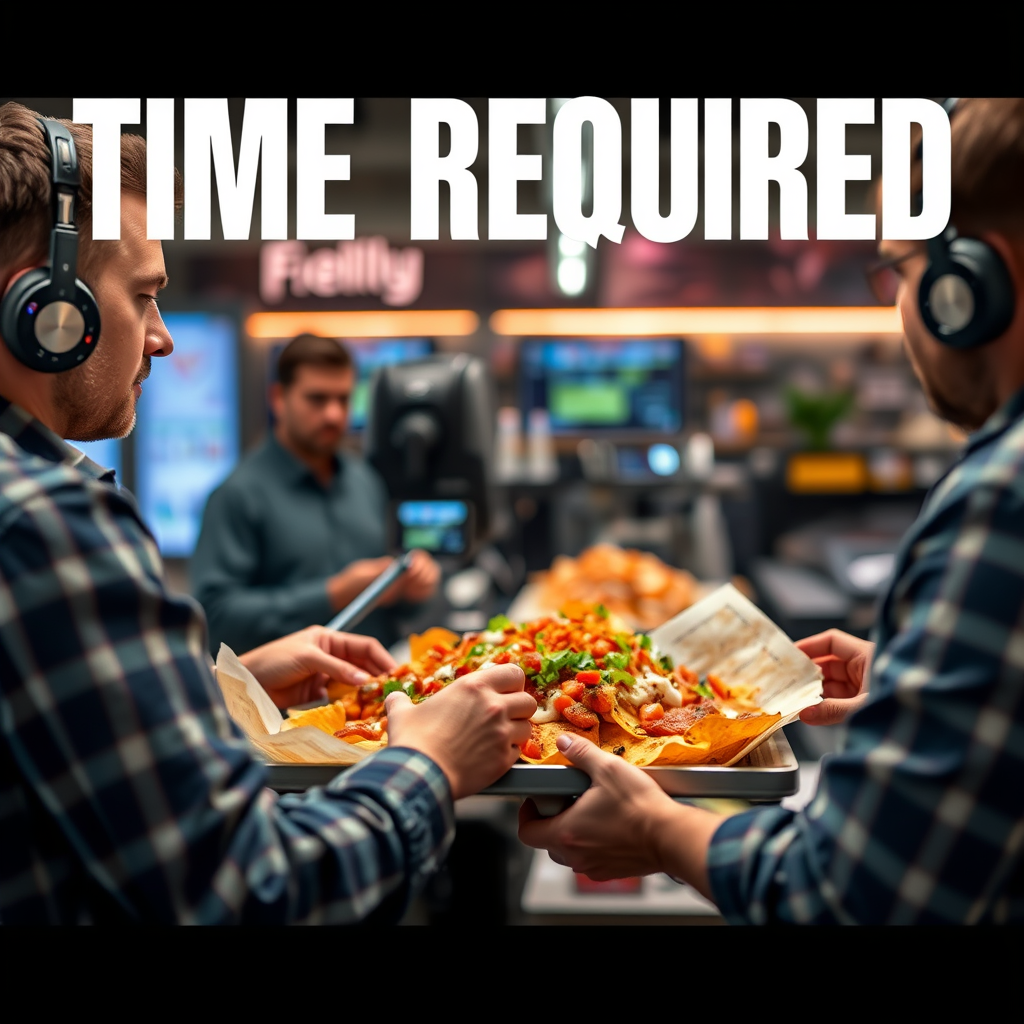 Time Required - air fryer nacho recipe