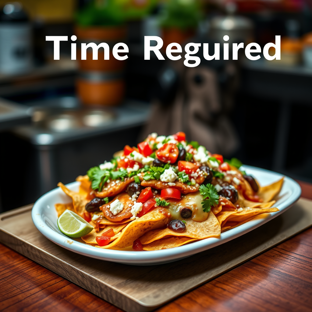 Time Required - best loaded nachos recipe