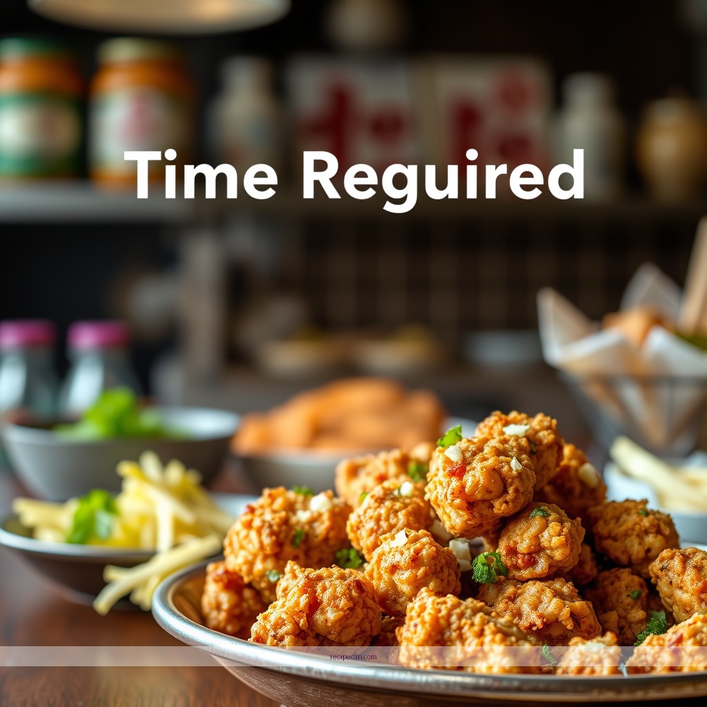 Time Required - korean popcorn chicken recipe