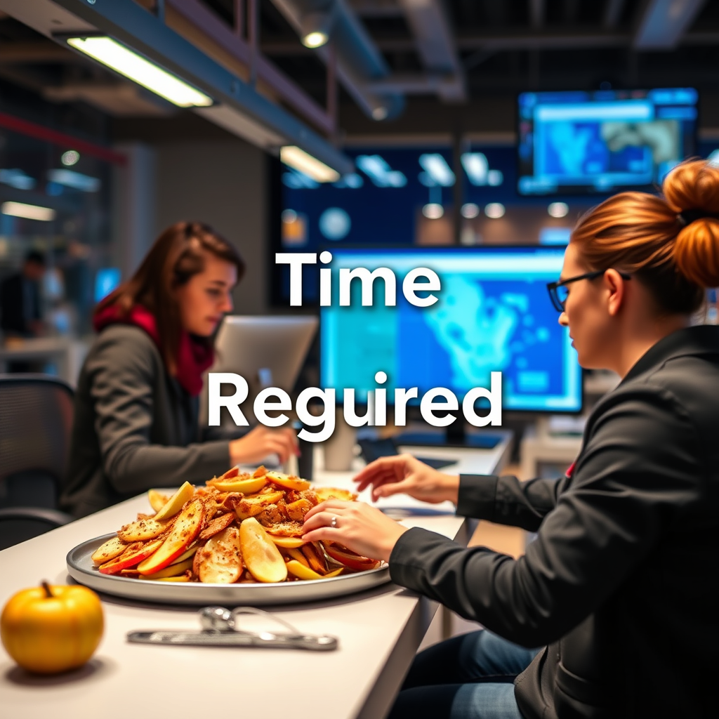 Time Required - caramel apple nachos recipe