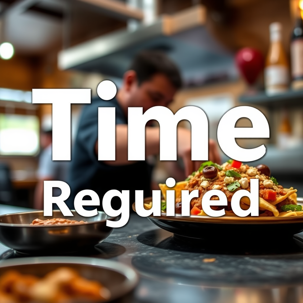 Time Required - chili nacho recipe