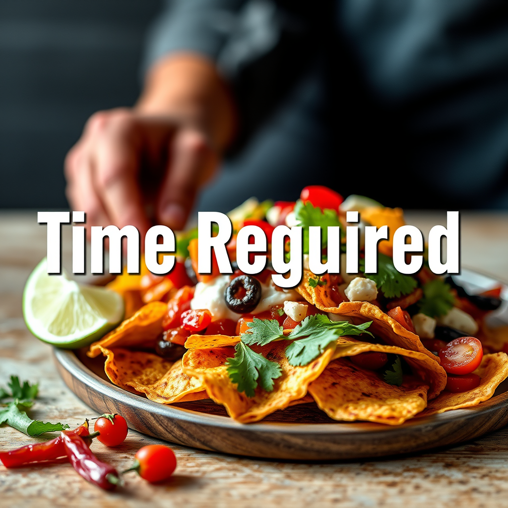 Time Required - recipe with nachos