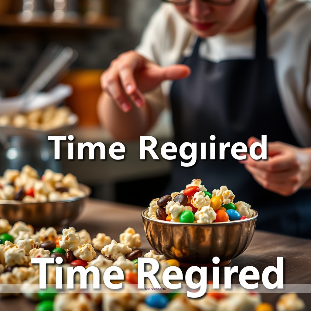 Time Required - popcorn with m&ms recipe
