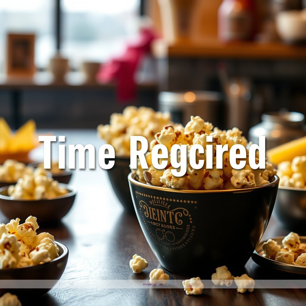 Time Required - chocolate popcorn recipe