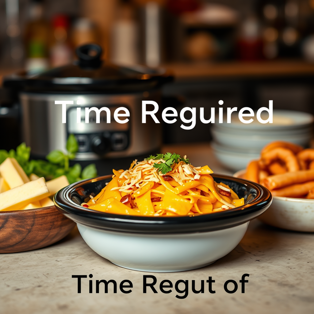 Time Required - nacho cheese recipe in crock pot