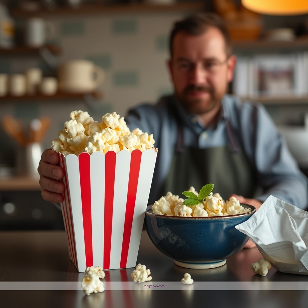 Time Required - recipe for popcorn with white chocolate