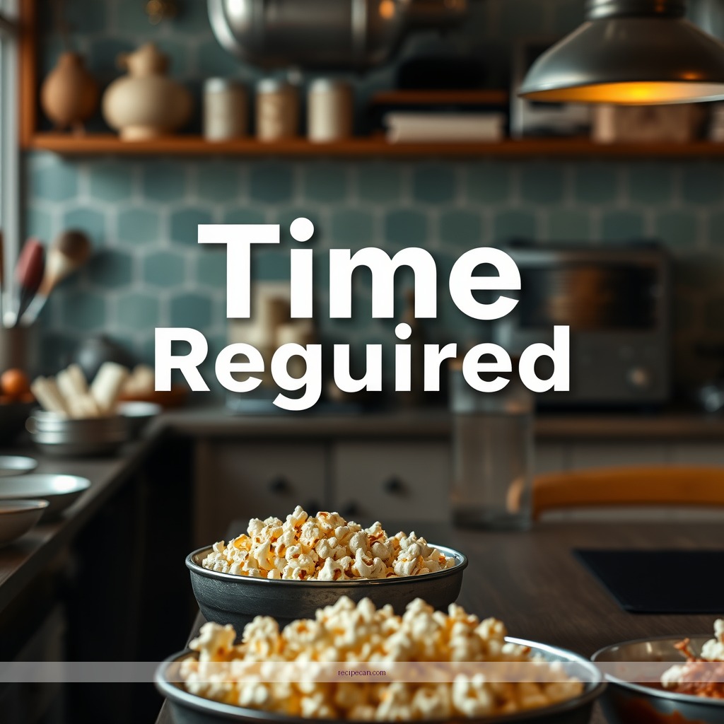 Time Required - flavored popcorn recipes