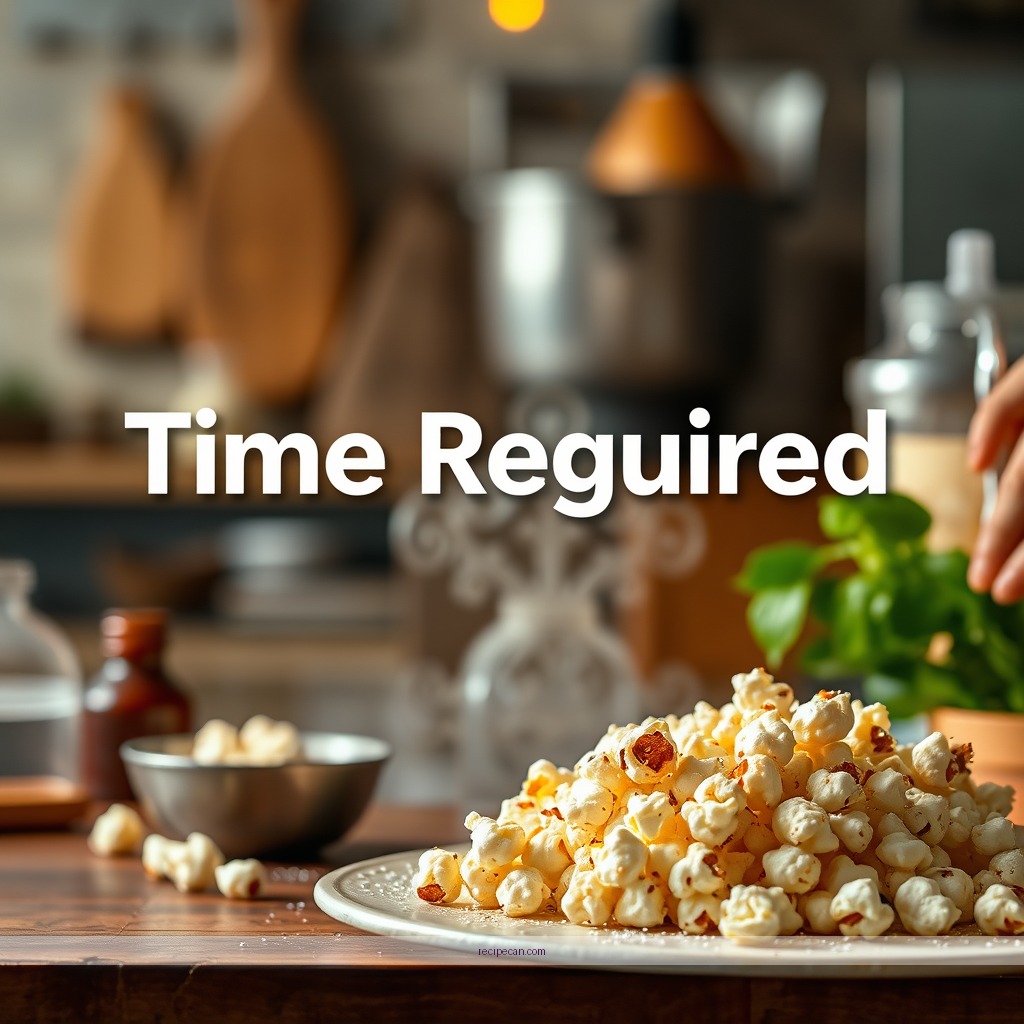 Time Required - coconut oil on popcorn recipes