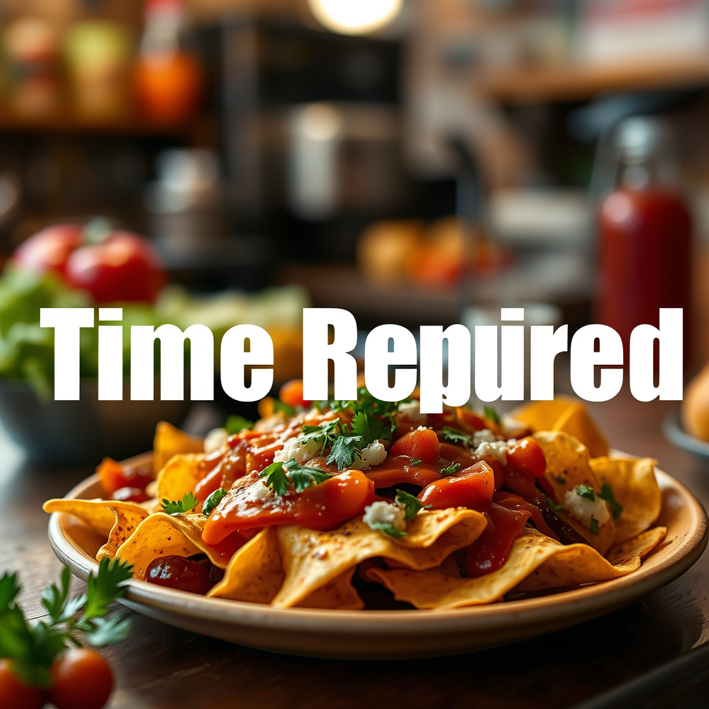 Time Required - simple nachos recipes
