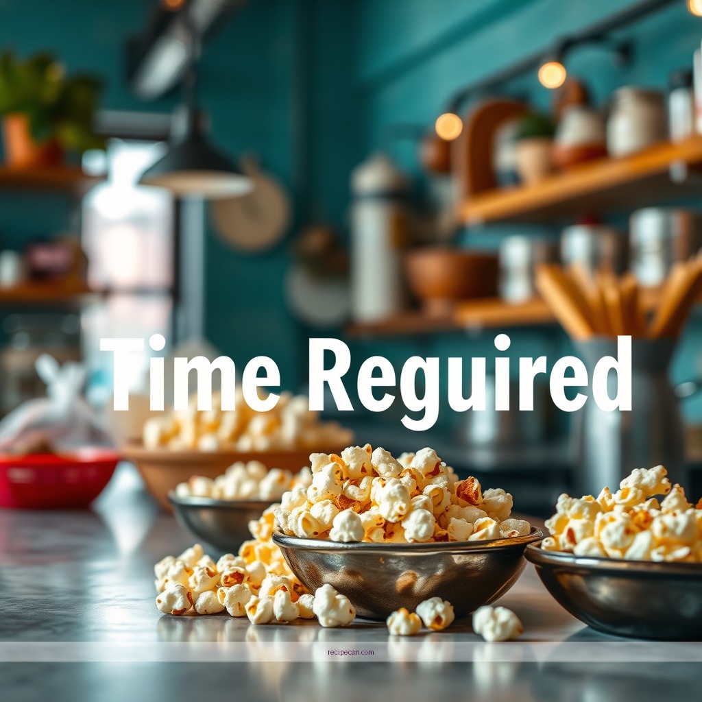 Time Required - good popcorn recipes