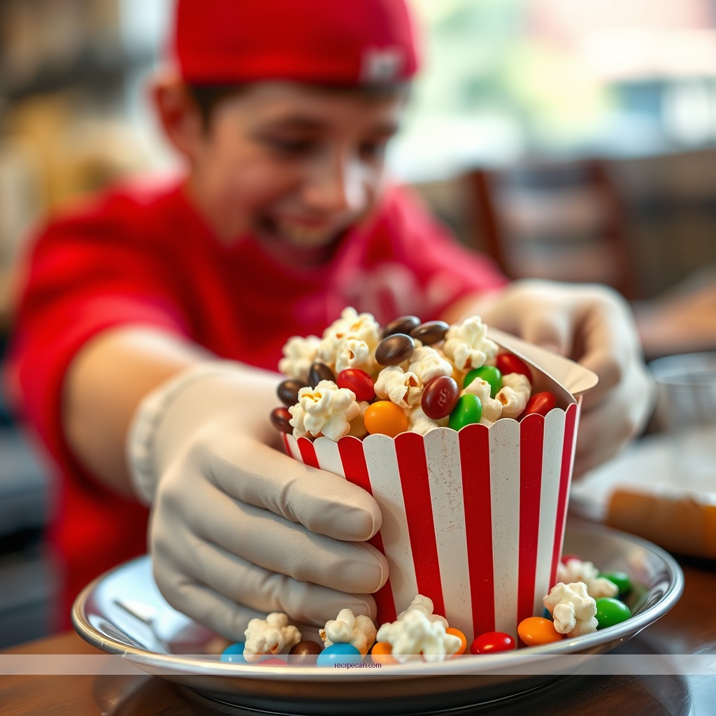 Time Required - popcorn and m&ms recipe