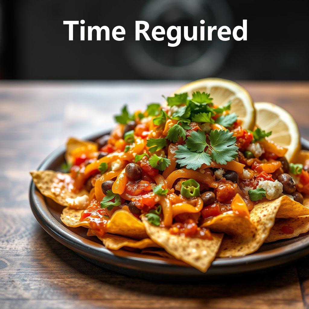 Time Required - recipes for loaded nachos
