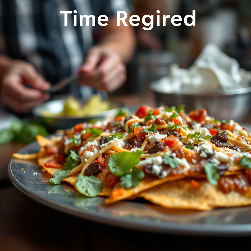 Time Required - sheet nachos recipe