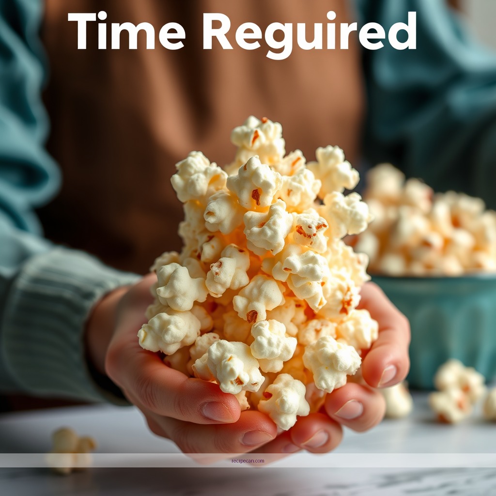 Time Required - popcorn candy recipes