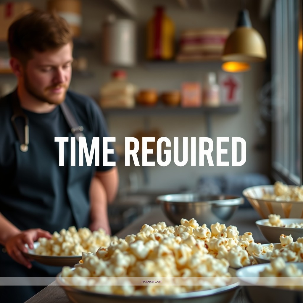 Time Required - popcorn flavor recipes