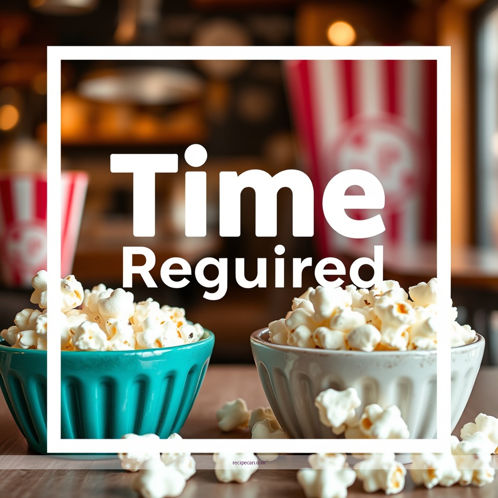 Time Required - popcorn recipes with marshmallows