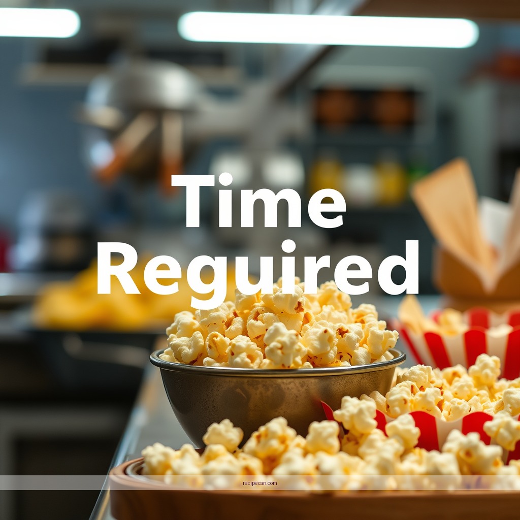 Time Required - popcorn recipes