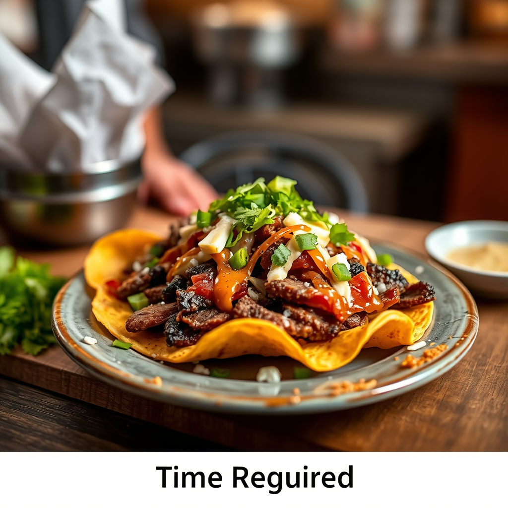Time Required - beef brisket nachos recipe