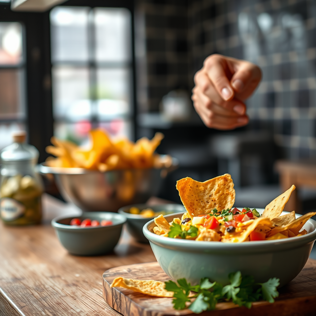 Time Required - cheesy nacho dip recipe