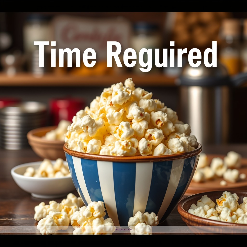 Time Required - simple popcorn recipes