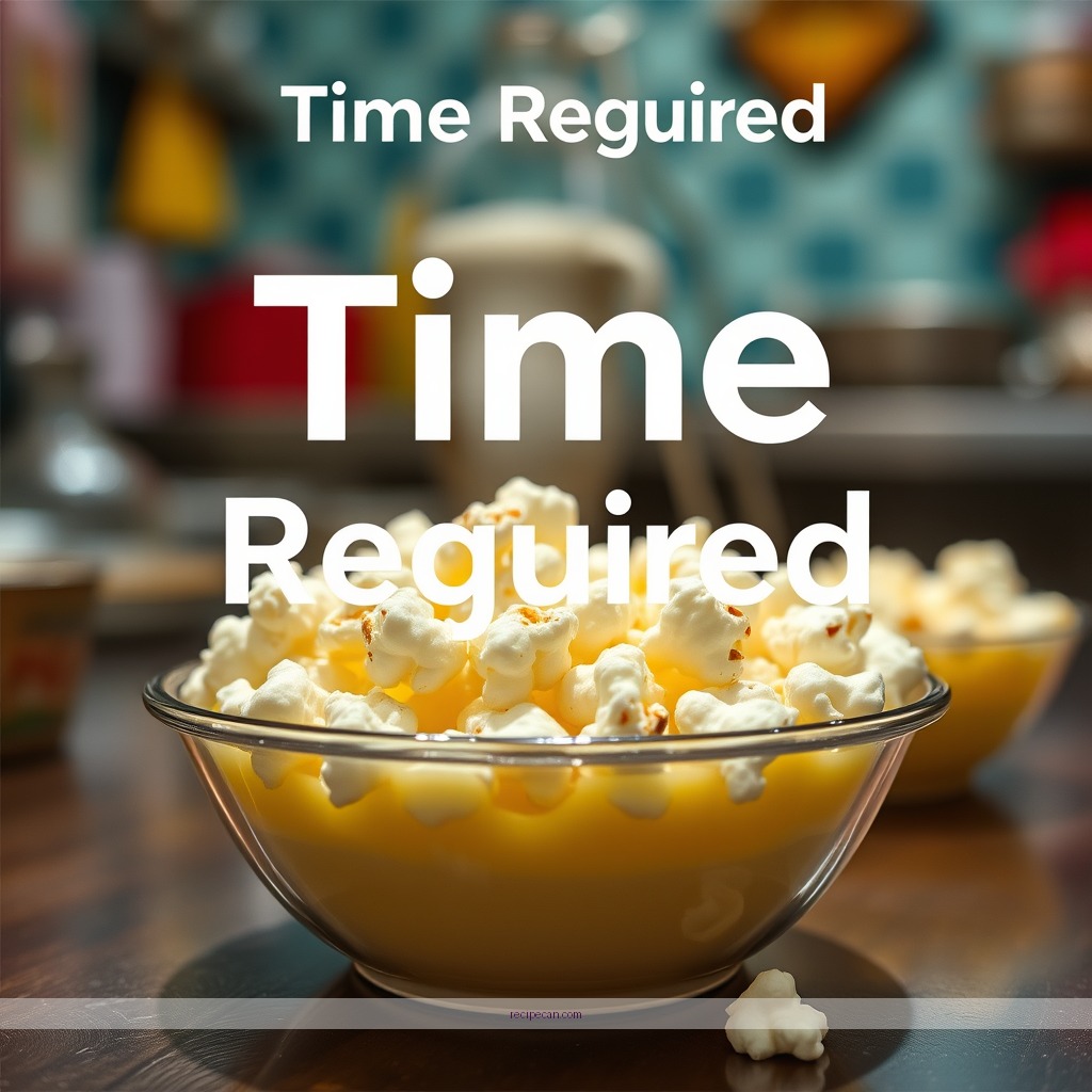Time Required - popcorn jello recipe