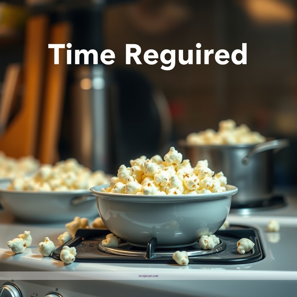 Time Required - popcorn on the stove recipe