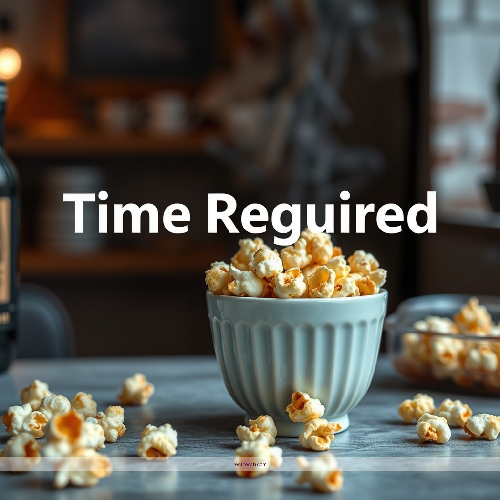 Time Required - recipe for caramel popcorn in microwave