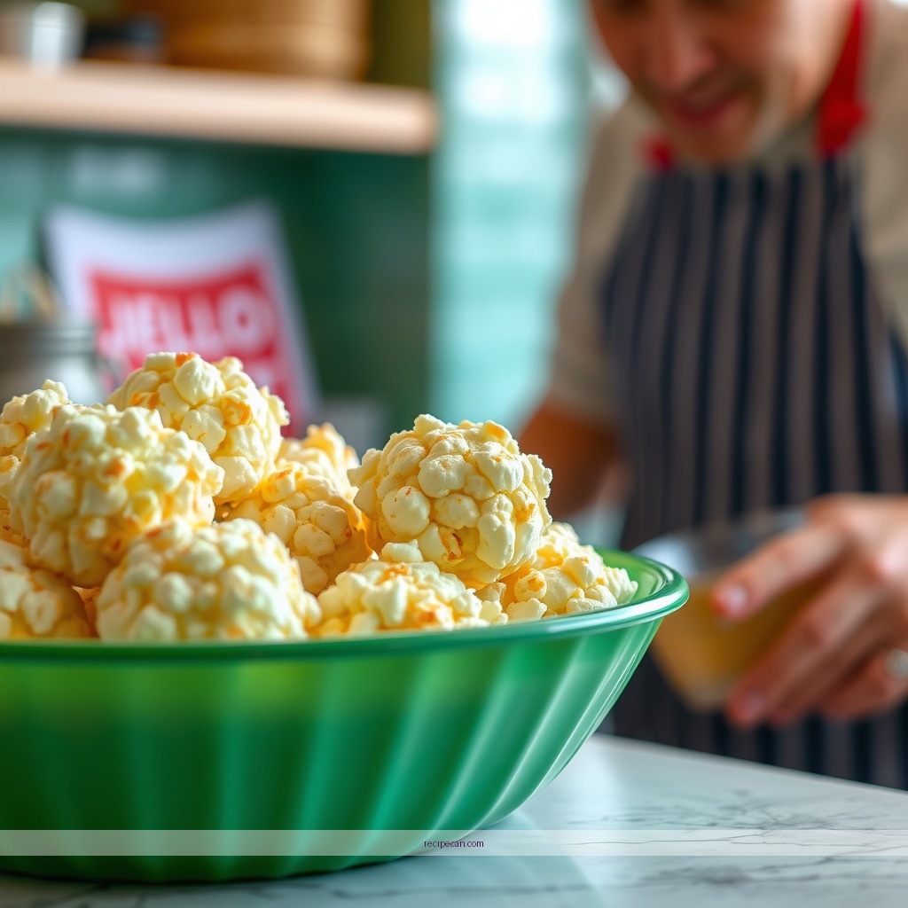 Time Required - recipe for popcorn balls using jello