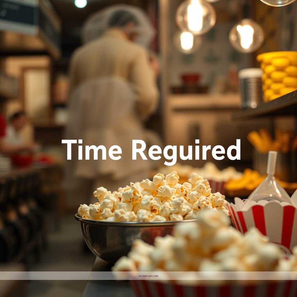 Time Required - recipes for popcorn