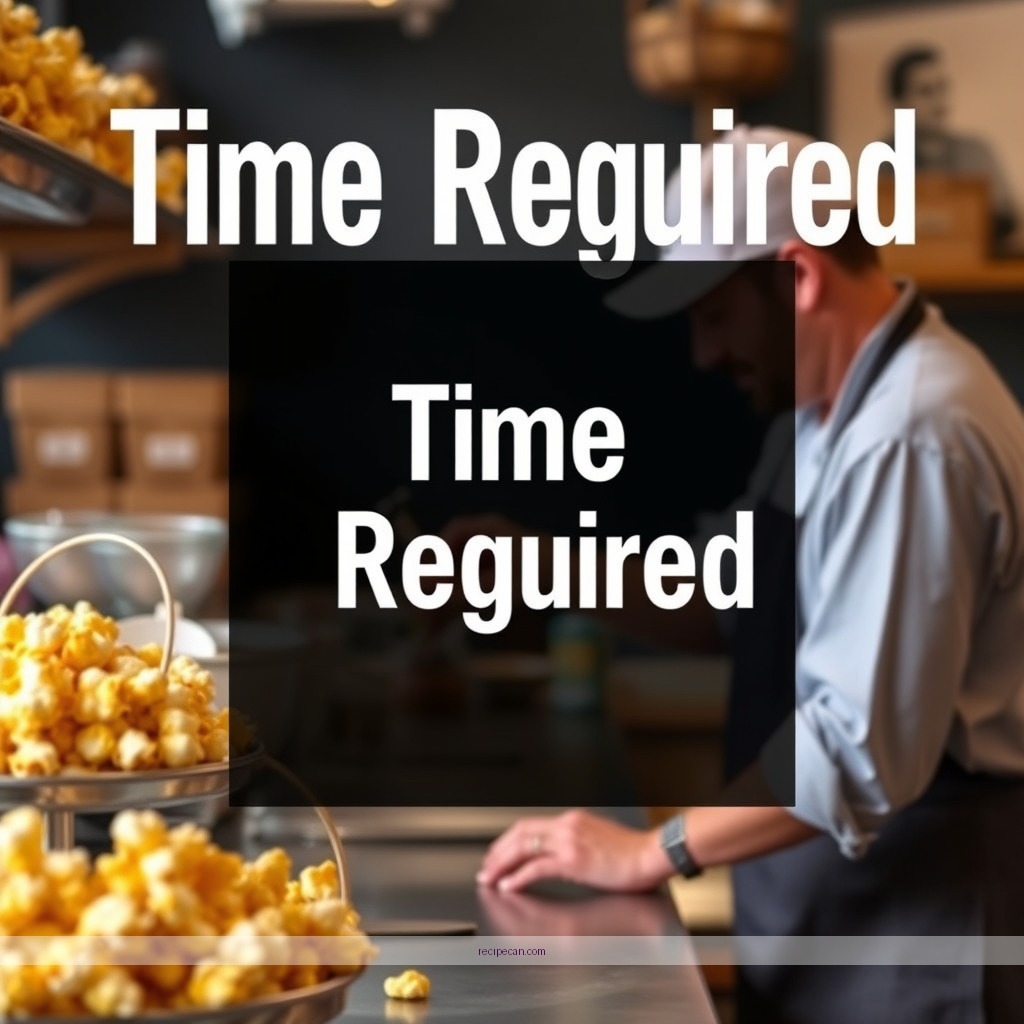 Time Required - easy recipe for caramel popcorn