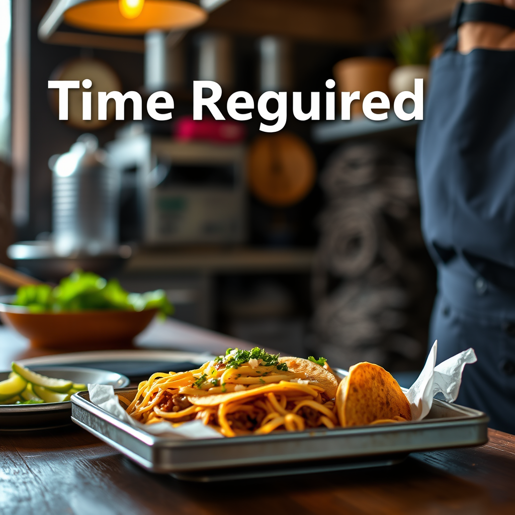 Time Required - nacho recipes with ground beef