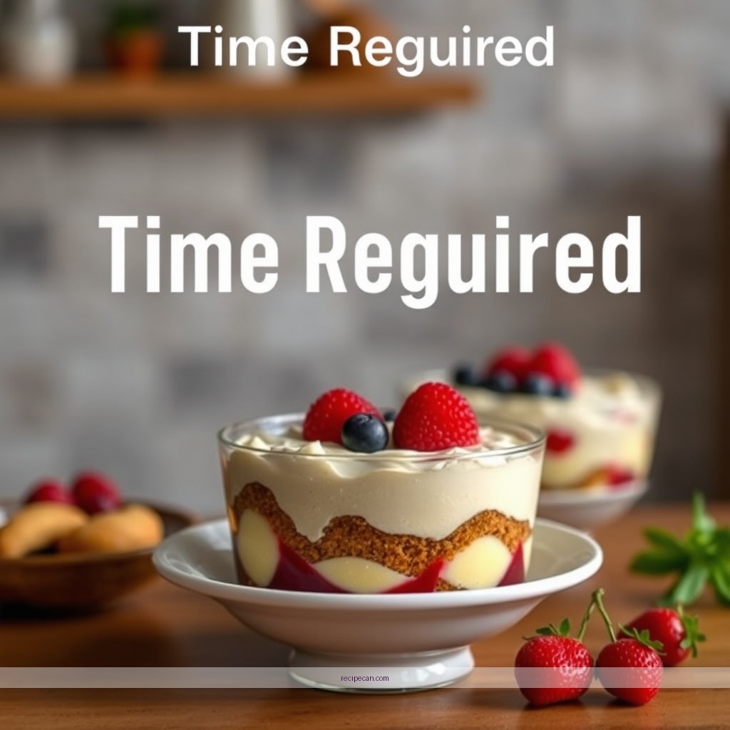 Time Required - trifle dessert recipe