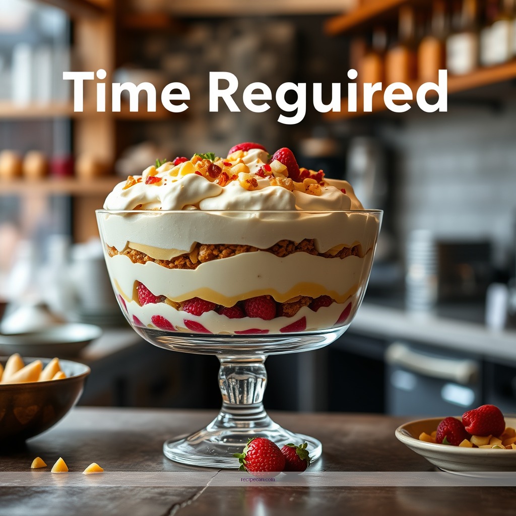 Time Required - simple trifle recipe