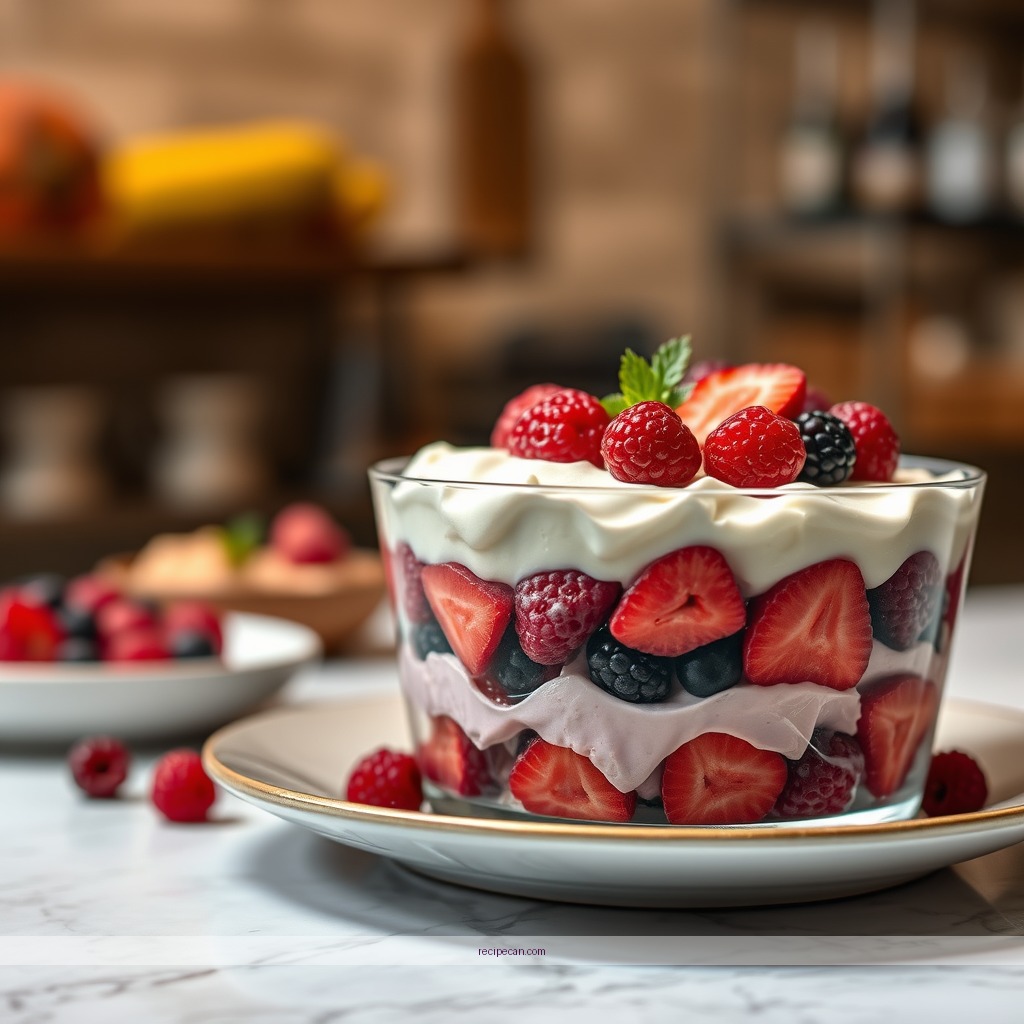 Time Required - berry trifle recipe