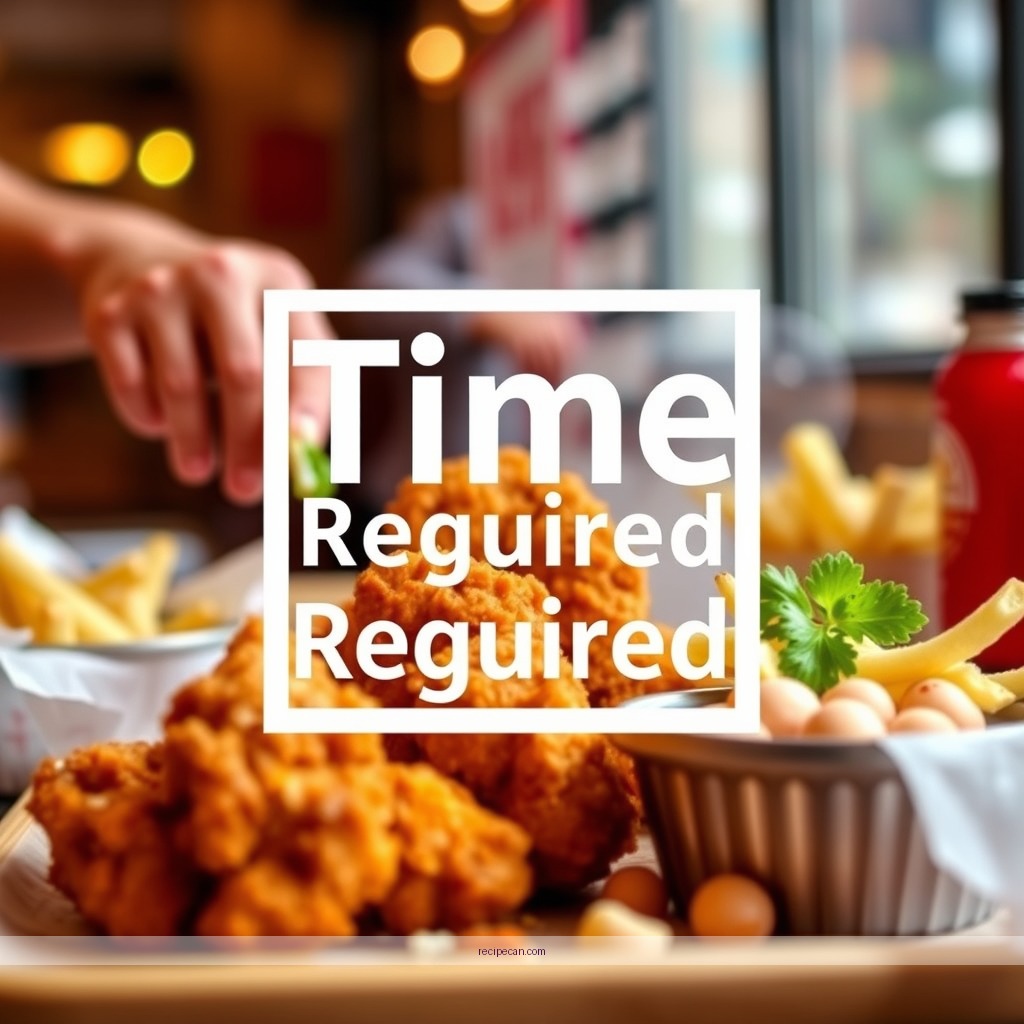 Time Required - kentucky fried chicken popcorn chicken recipe