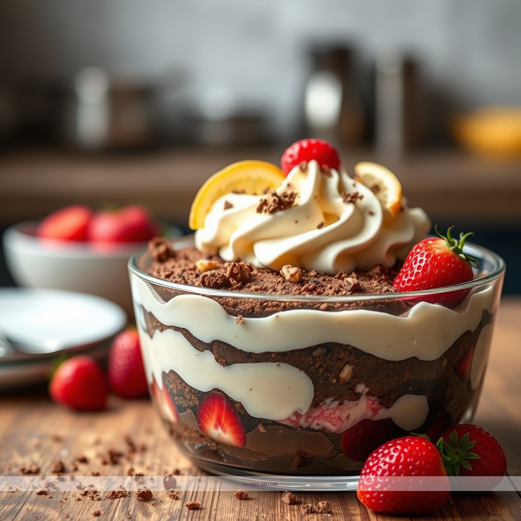 Time Required - chocolate brownie trifle dessert recipes