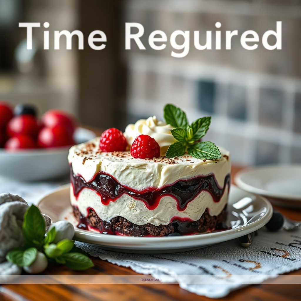 Time Required - black forest trifle recipe