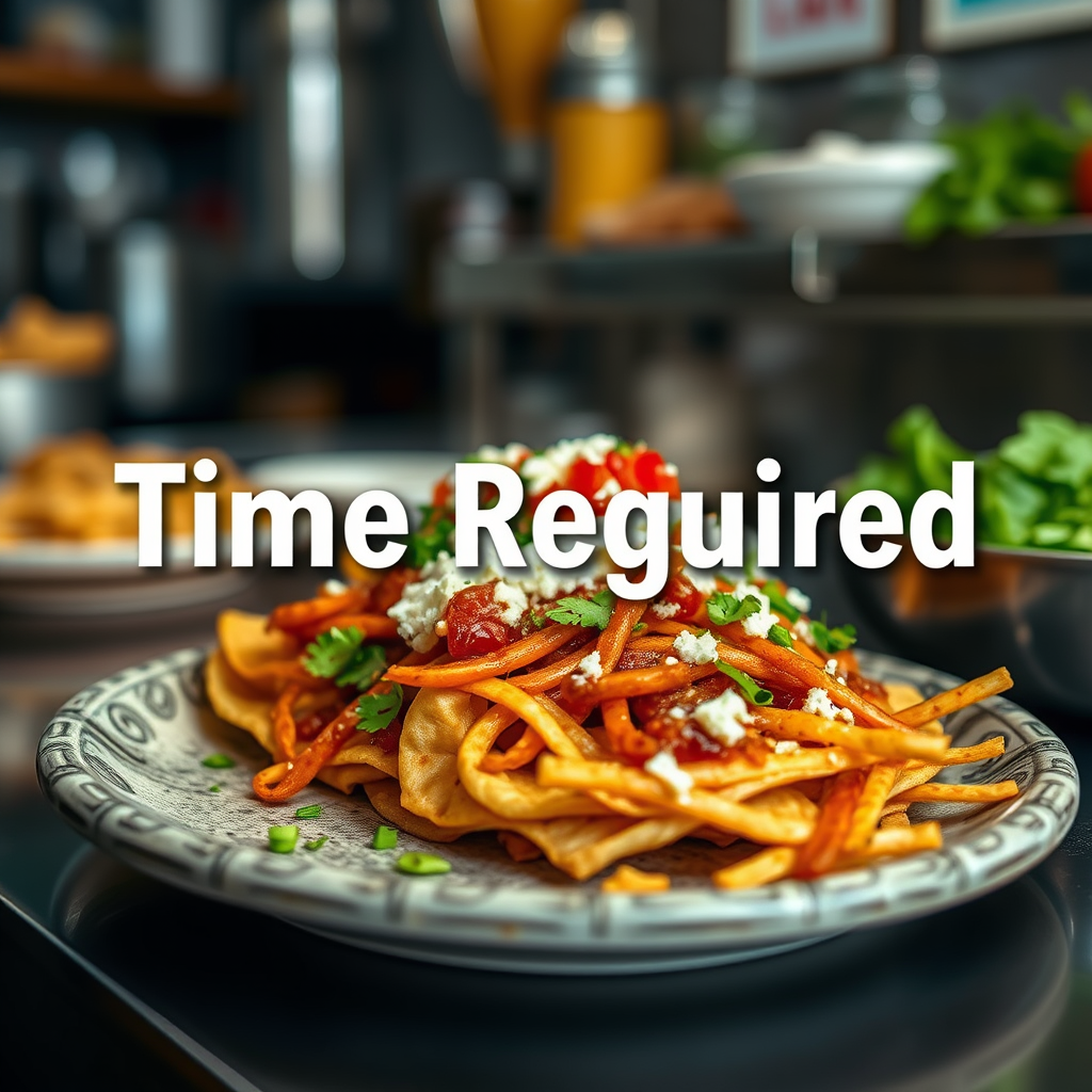 Time Required - nachos recipe vegetarian
