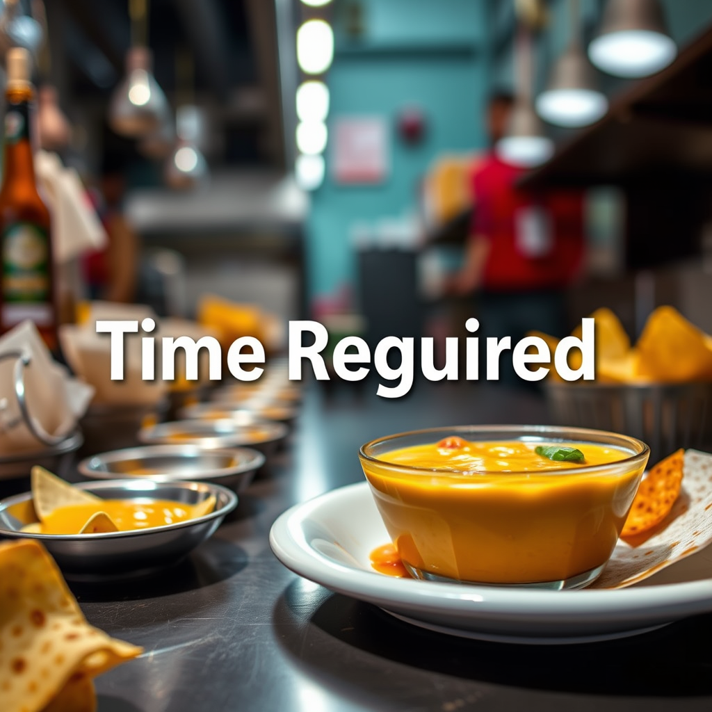 Time Required - recipe for nacho cheese sauce