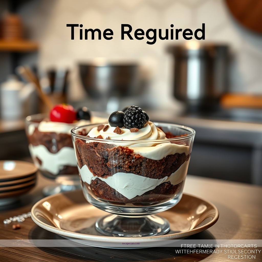 Time Required - brownie trifle recipes