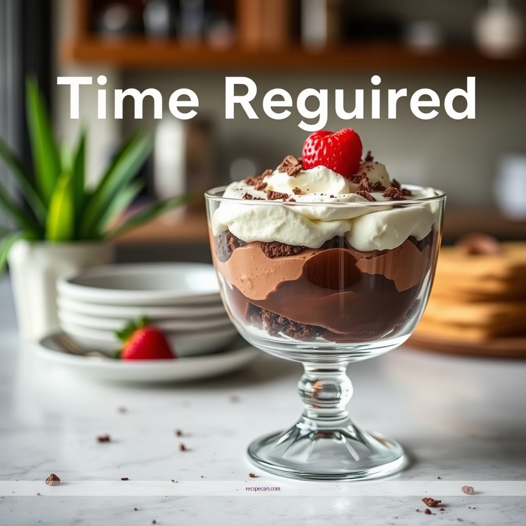 Time Required - easy chocolate trifle dessert recipes