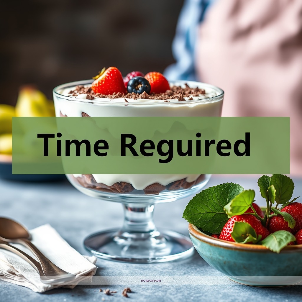 Time Required - easy chocolate trifle recipe