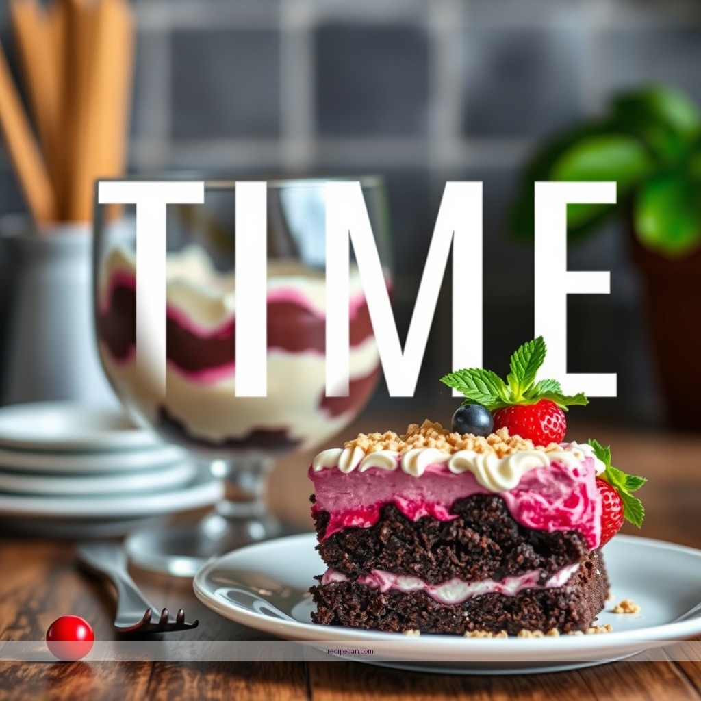 Time Required - black forest cake trifle recipe